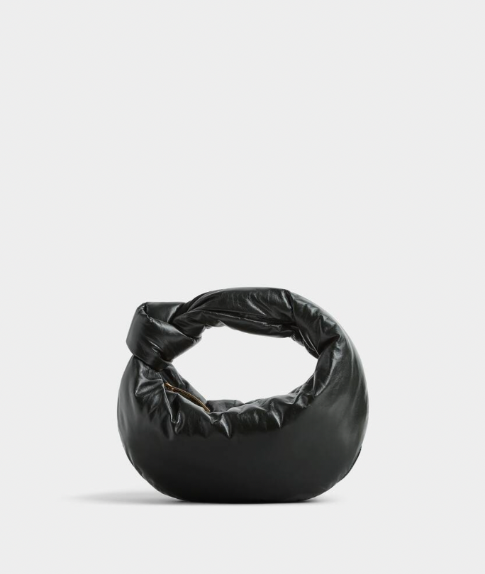 6948 - Bottega Veneta Mini Jodie - Black Calfskin - NWT