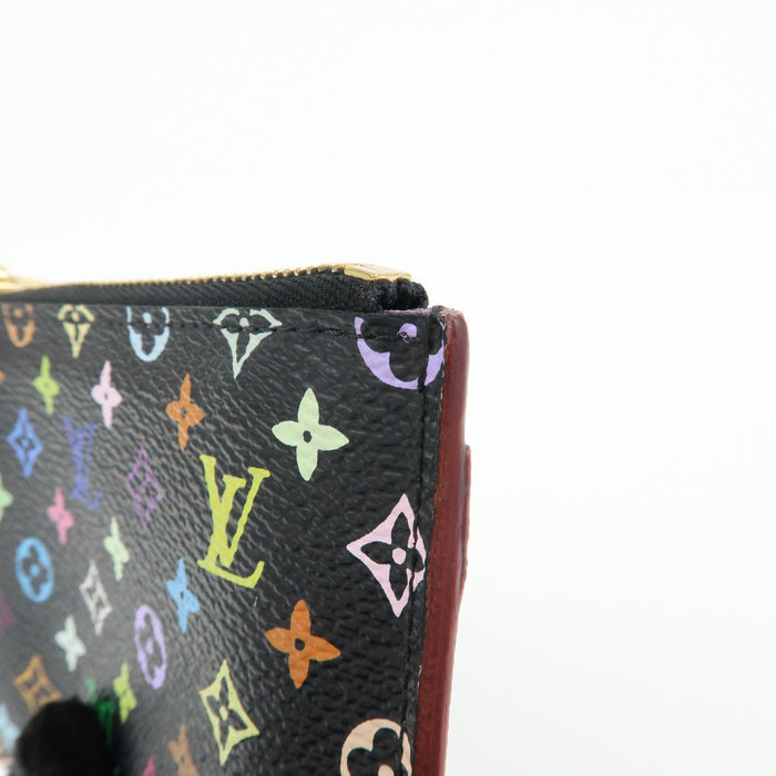 6341 Louis Vuitton Monogram Murakami Multicolor Pochette Key Cles
