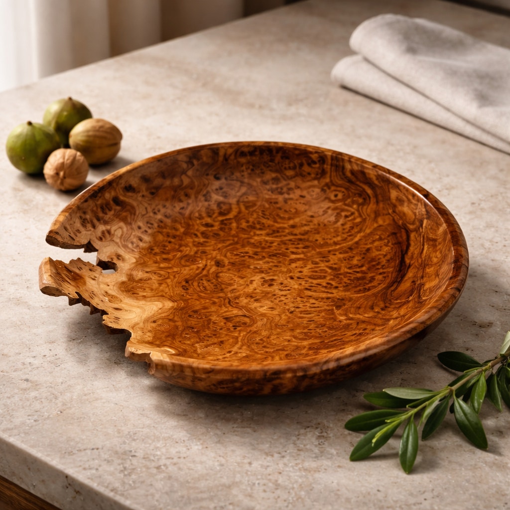 Australian Brown Malee Burl Bowl