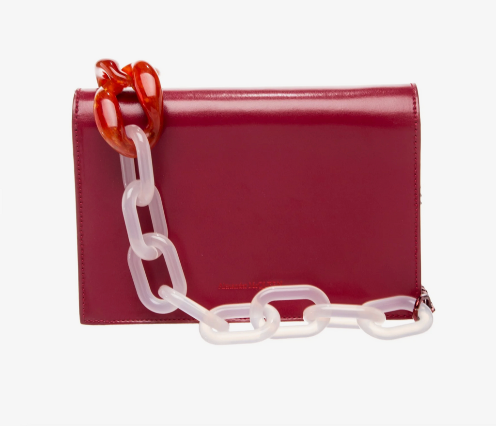 7235 - Alexander McQueen Red Skull Bag