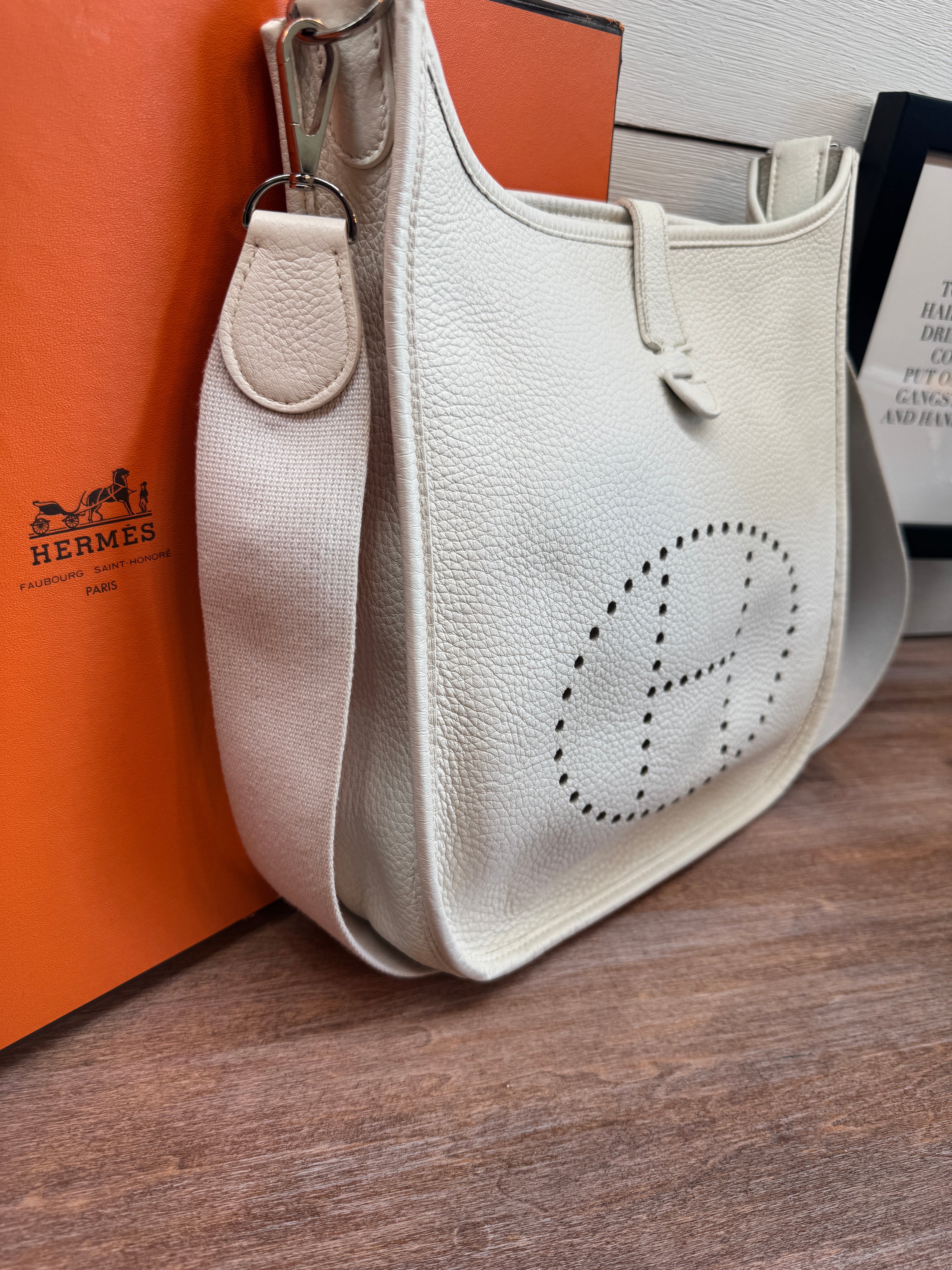 Hermès Evelyne PM 29 - Craie