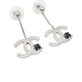 7209 - Chanel Drop Earrings Silver - Image 1