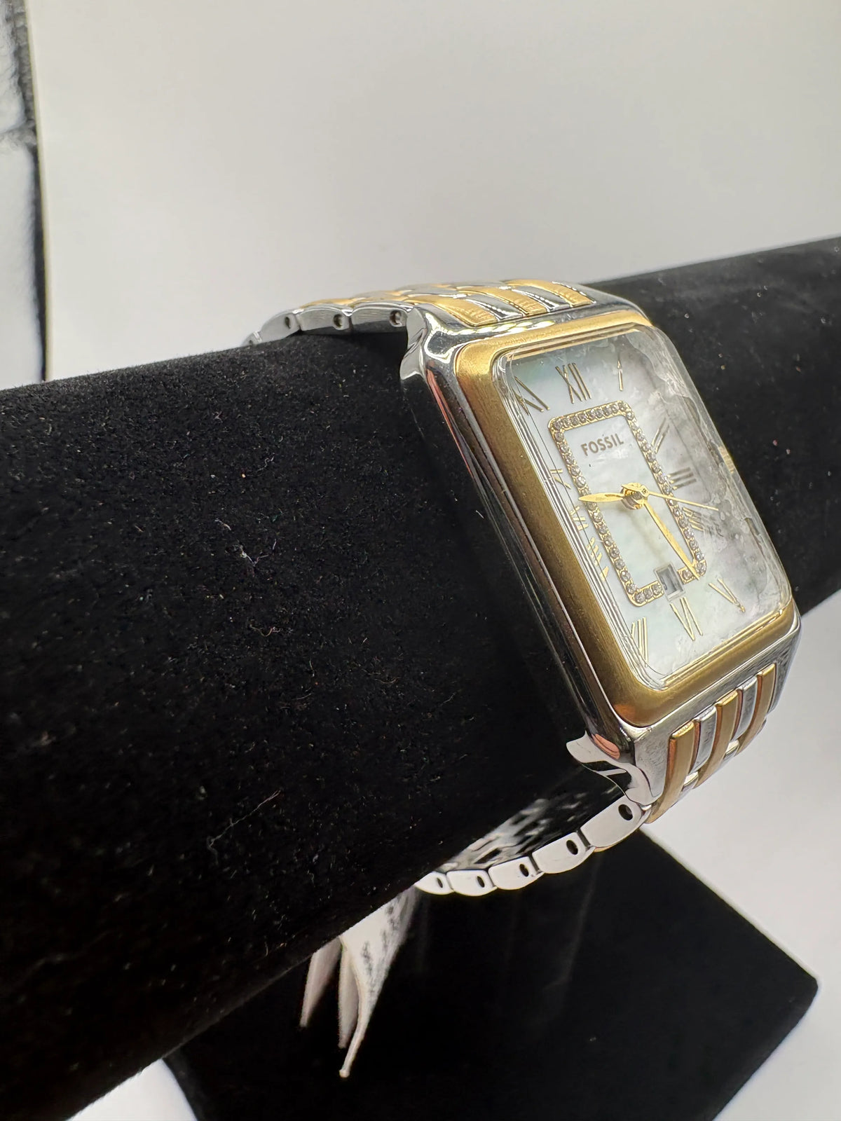 Fossil Raquel ES5305 Two-Tone Mother of Pearl Women's Quartz Watch - Image 2