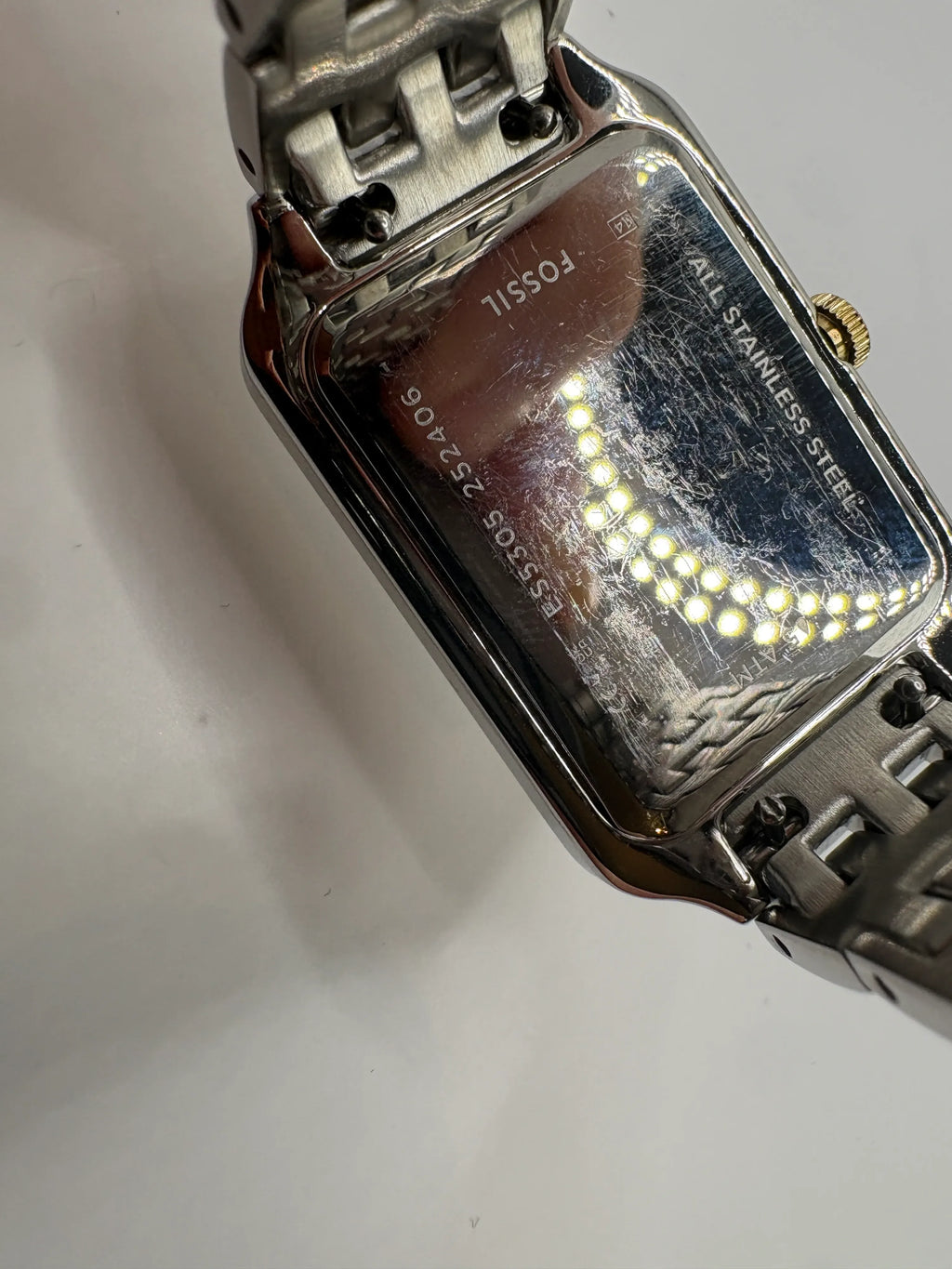Fossil Raquel ES5305 Two-Tone Mother of Pearl Women's Quartz Watch - Image 7