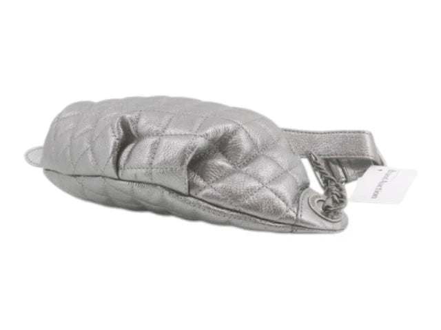 7503 - Chanel Banane Matelasse Caviar Leather Waist Bum Bag Silver - Image 5