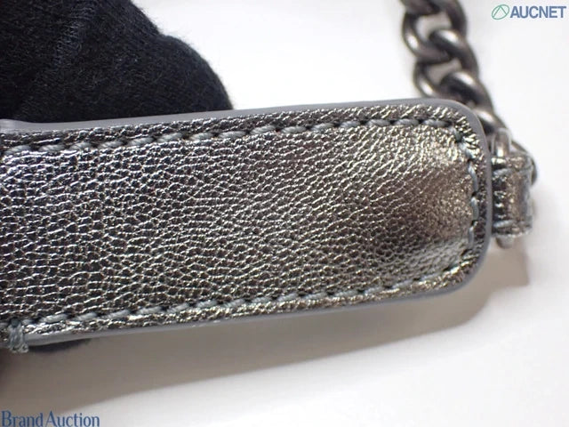7503 - Chanel Banane Matelasse Caviar Leather Waist Bum Bag Silver - Image 6