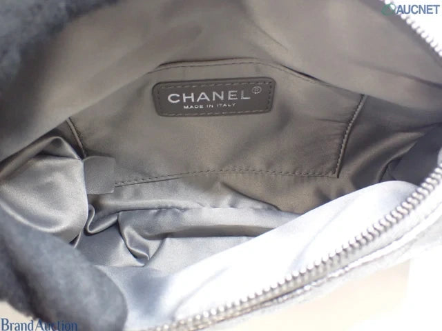 7503 - Chanel Banane Matelasse Caviar Leather Waist Bum Bag Silver - Image 10