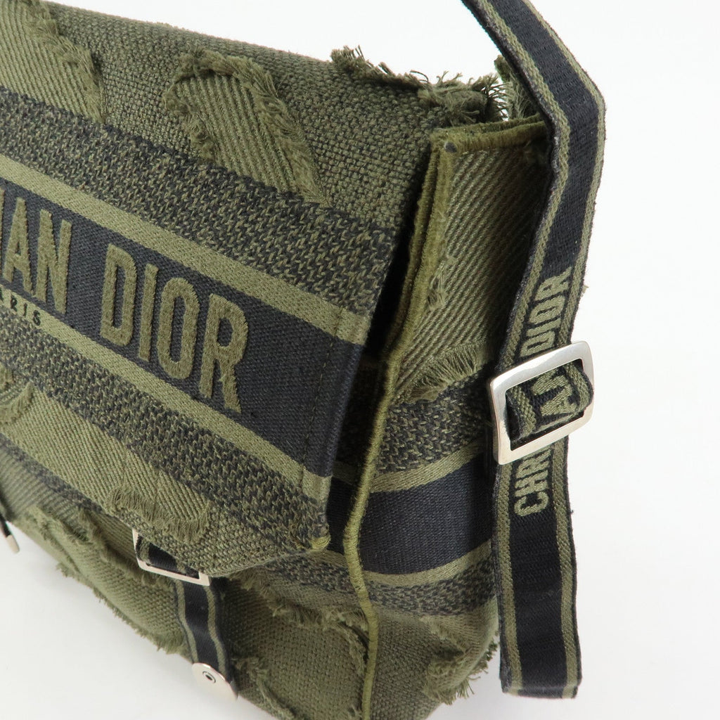 6179 - Christian Dior Diorcamp Cotton Canvas Messenger Bag