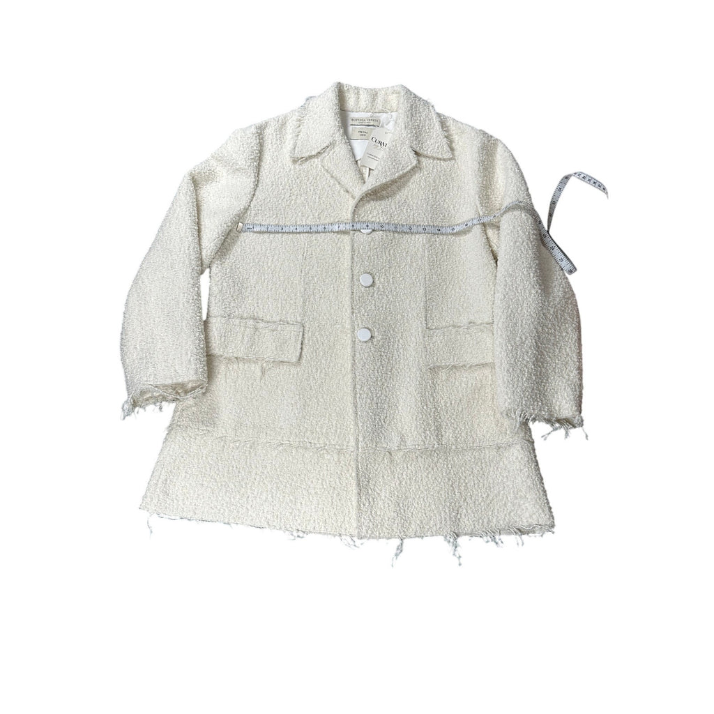 Bottega Veneta Pre-Fall 2019 Bouclé Jacket Winter White Size 48
