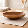 Hand Turned Honey Locust Wood Bowl 9.5 x 2, rustic centerpiece, serving bowl, decorative home, food safe finish