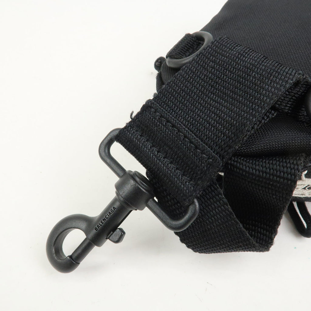 6683 - Balenciaga Logo Nylon Explorer Mini Shoulder Bag