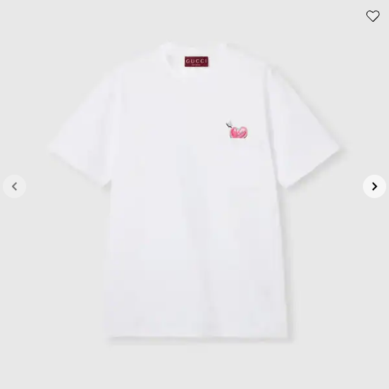 6914 - Gucci Oversized Cotton Jersey T-Shirt - Size S - NWT