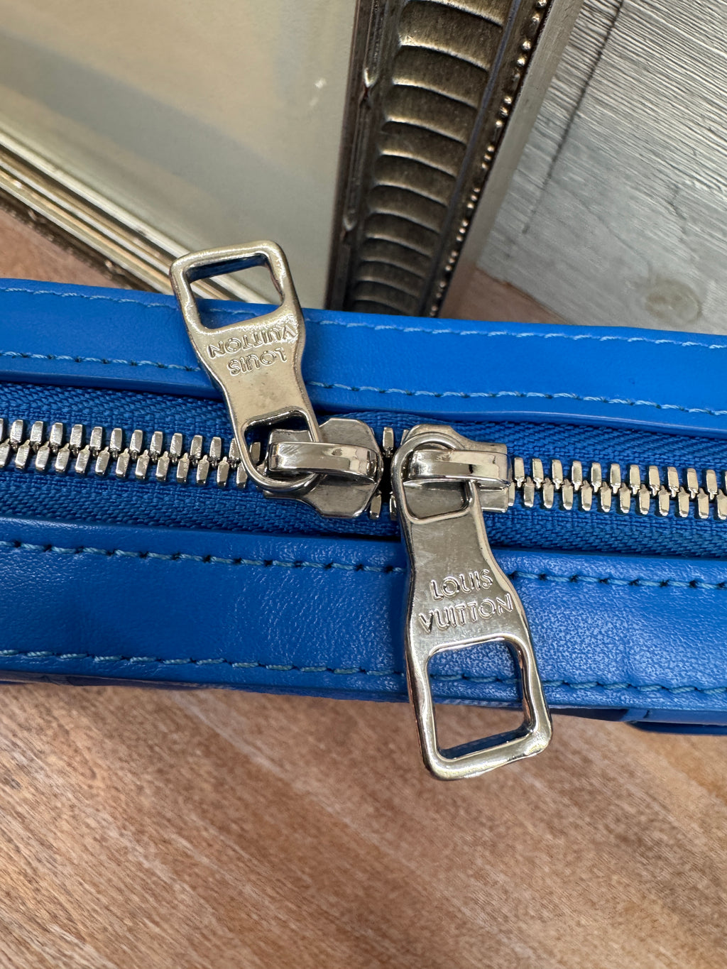 Louis Vuitton Soft Trunk Clouds Blue Handbag