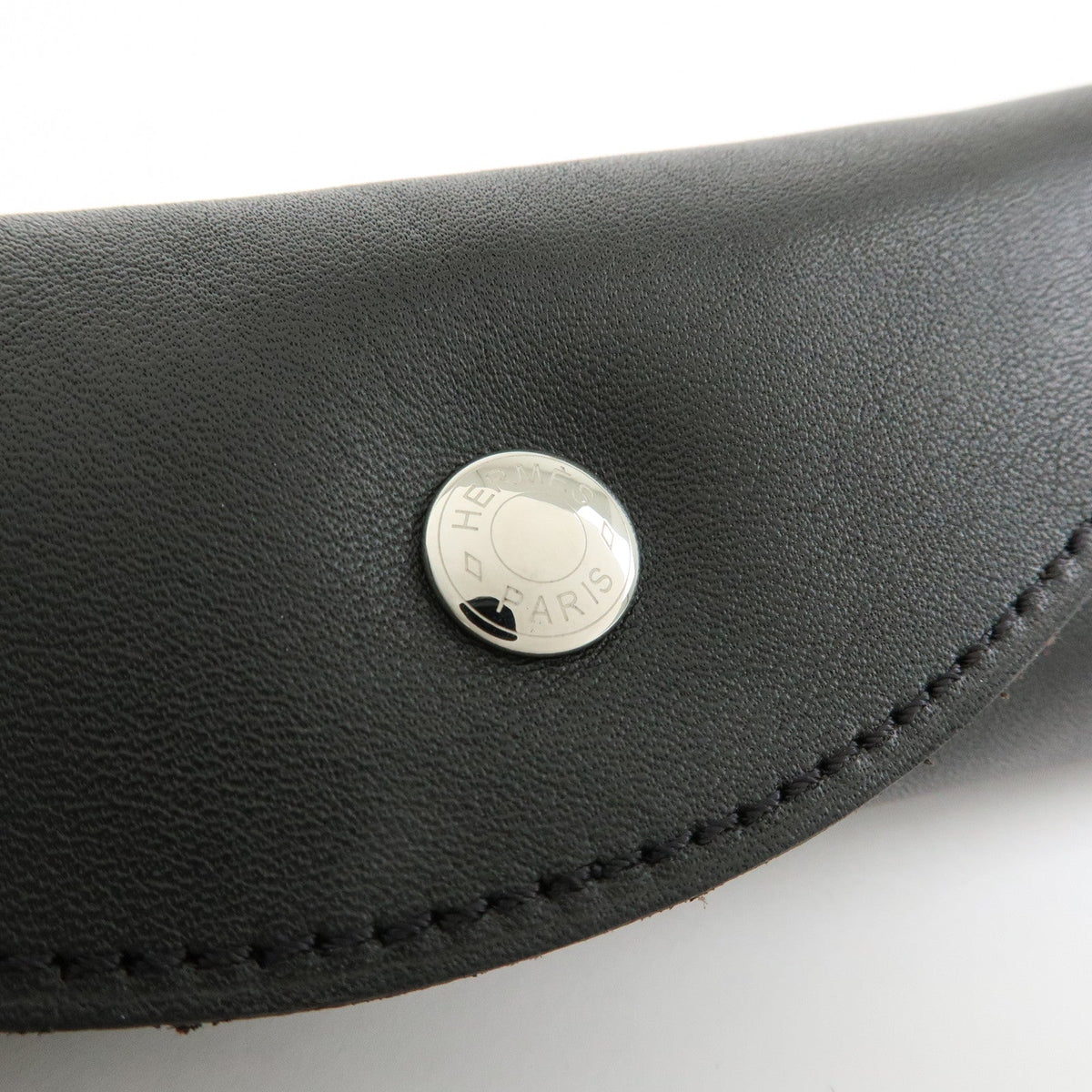 6170 - Hermes Leather & Fur Shoe Polishing Glove Buffing Mitt