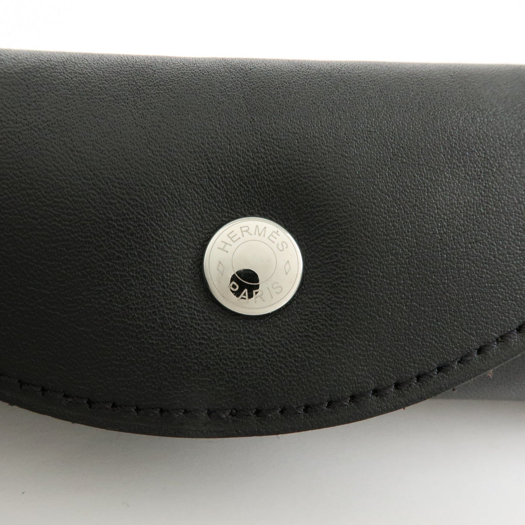 6170 - Hermes Leather & Fur Shoe Polishing Glove Buffing Mitt