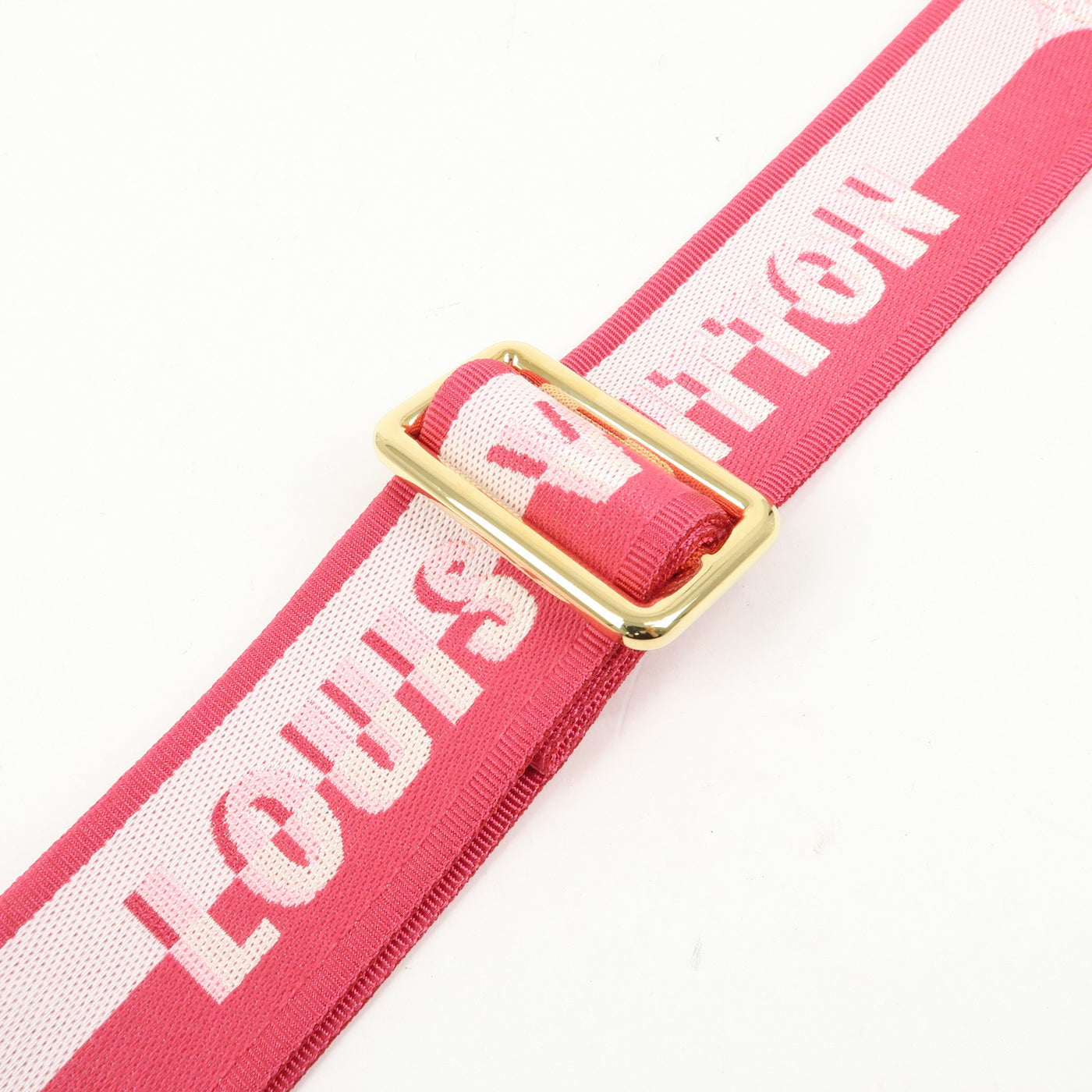 6654 - Louis Vuitton Adjustable Shoulder Strap Rose Peony