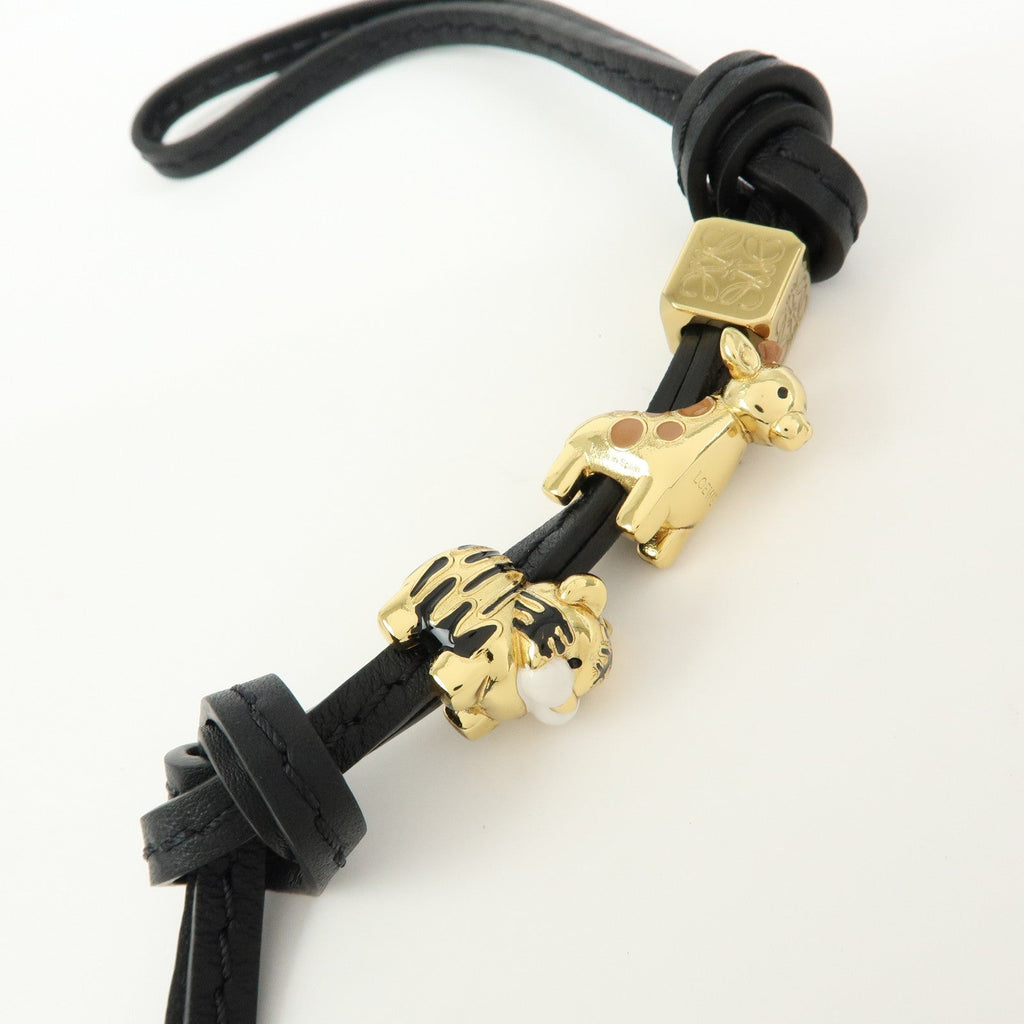 6692 - Loewe Anagram Personalization Metal Leather Bag Charm