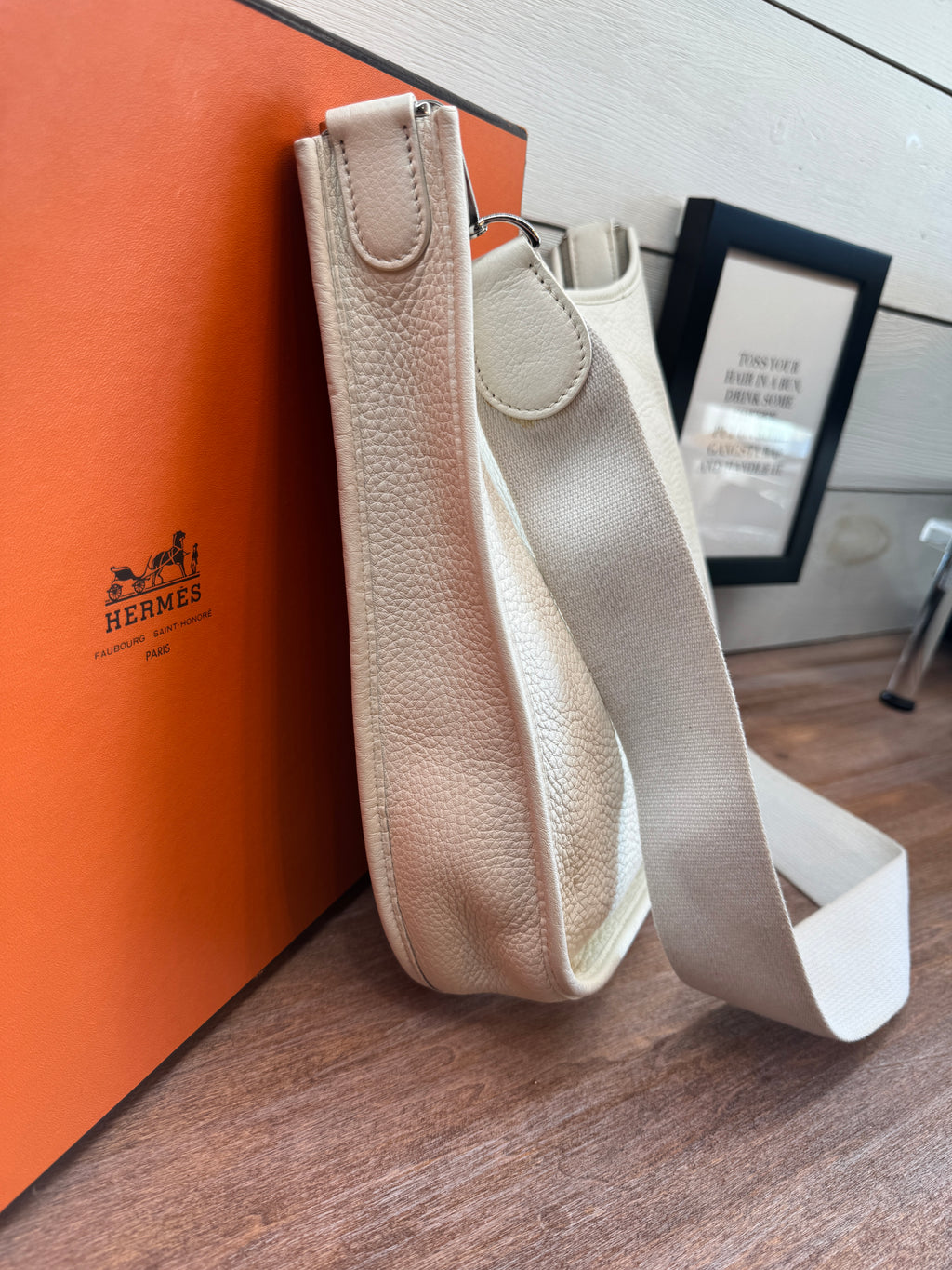 Hermès Evelyne PM 29 - Craie