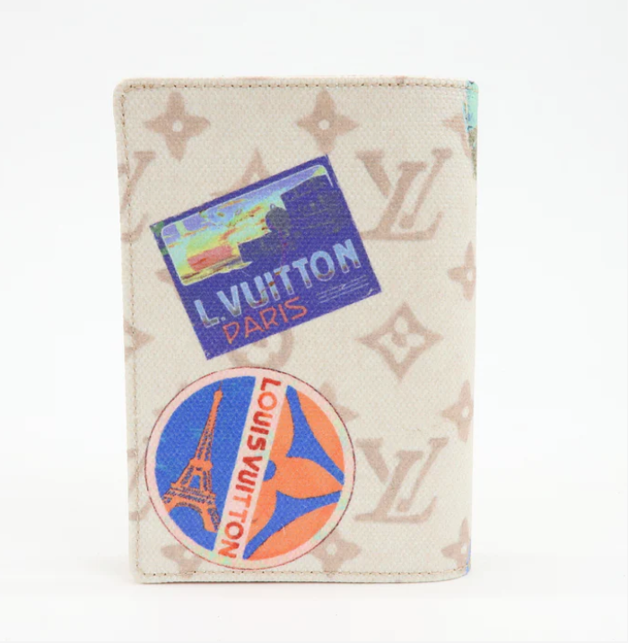 6823 - Louis Vuitton Monogram Canvas Couverture Passport Case Dune