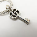 6691 - Gucci Double G Key Motif Bag Charm Key Holder Sv925 Silver