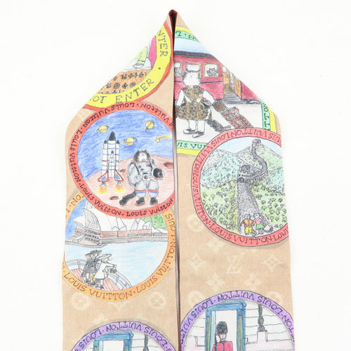 6339 Louis Vuitton Catogram Monogram 100% Silk Bandeau