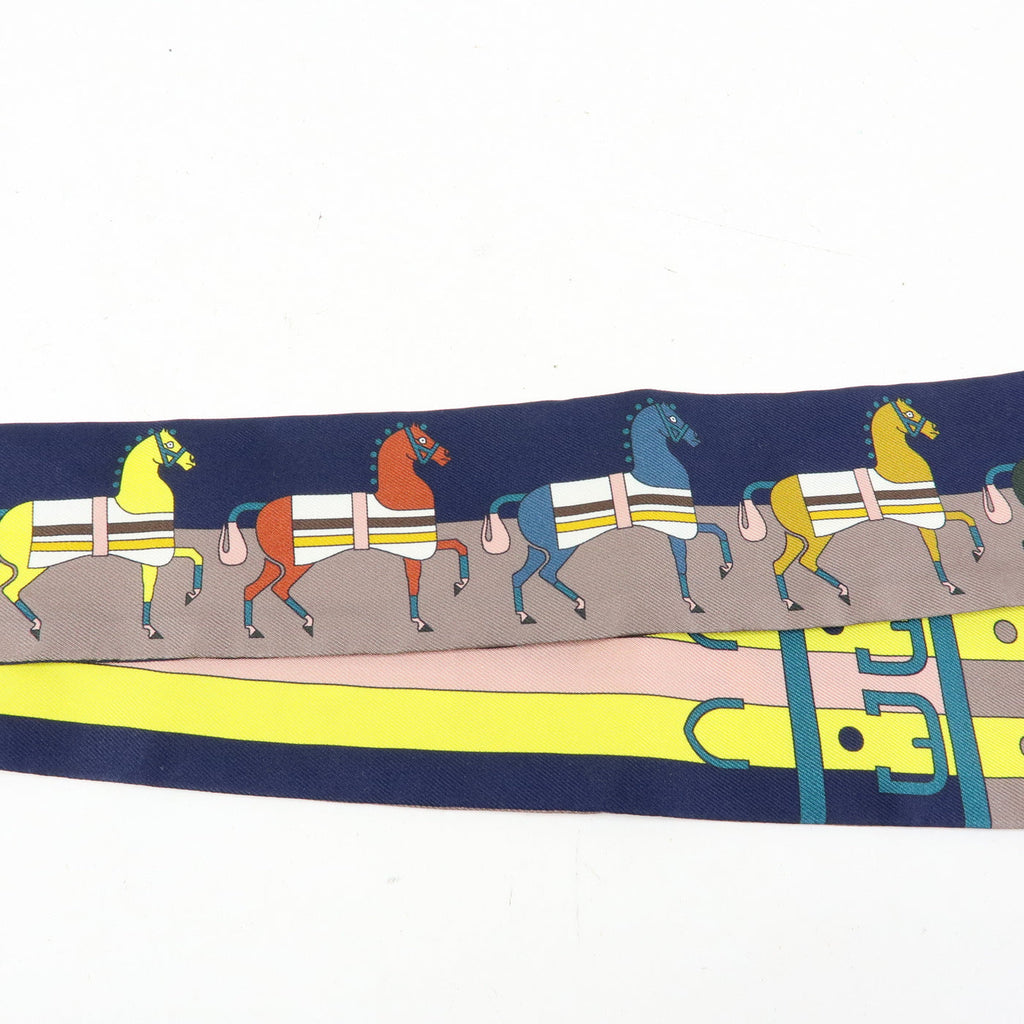6645 - Hermes 100% Twilly Scarf Rocabar