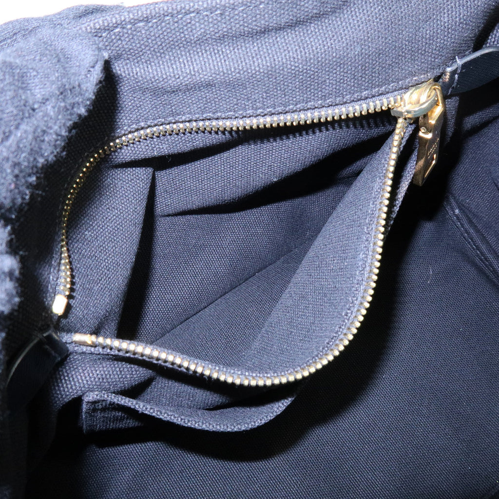 6749 - Prada Canapa Mini Canvas 2Way Tote Bag - Black