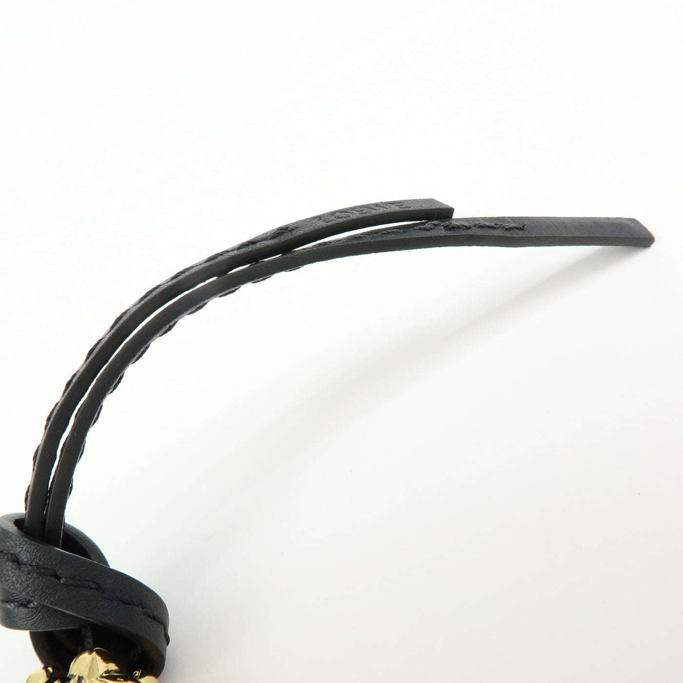 6692 - Loewe Anagram Personalization Metal Leather Bag Charm
