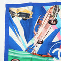 6177 - CHANEL Silk 100% Scarf Classic Car Print