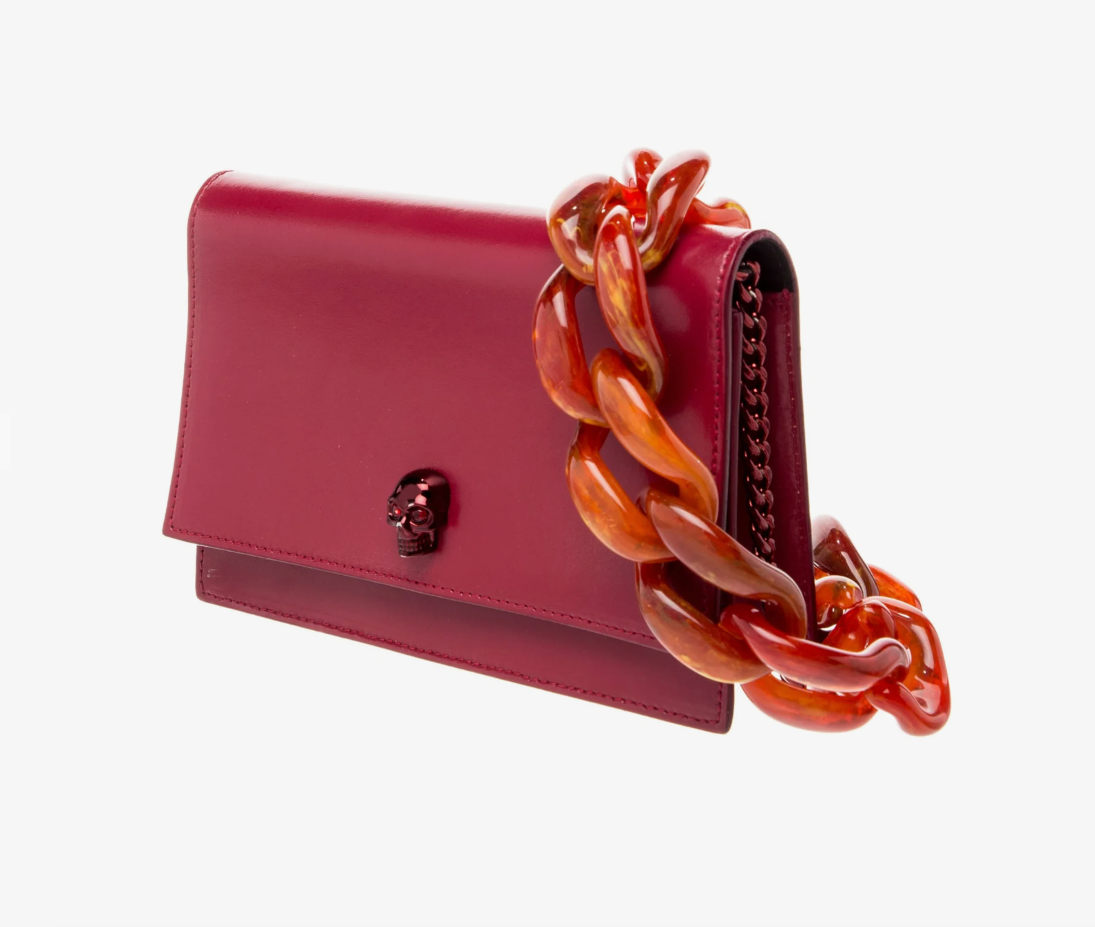 7235 - Alexander McQueen Red Skull Bag
