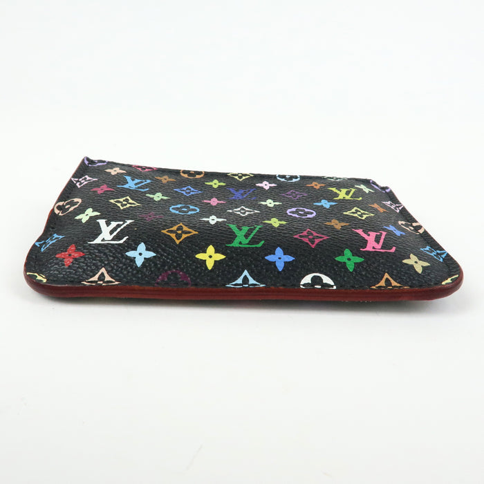 6341 Louis Vuitton Monogram Murakami Multicolor Pochette Key Cles