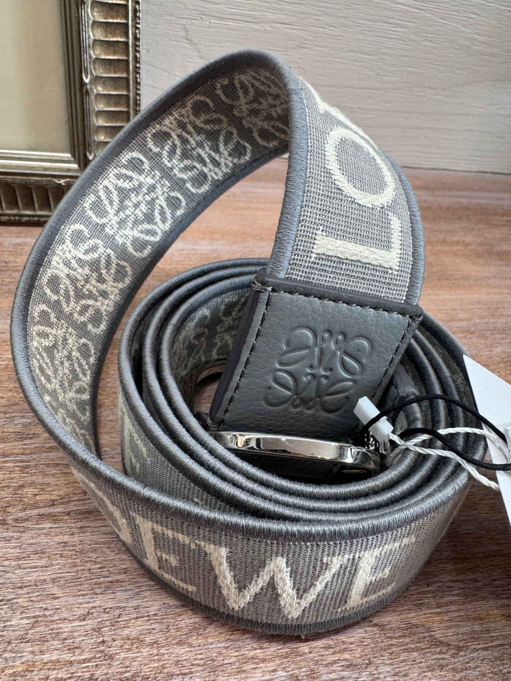 Loewe Canvas Logo Belt - One Size