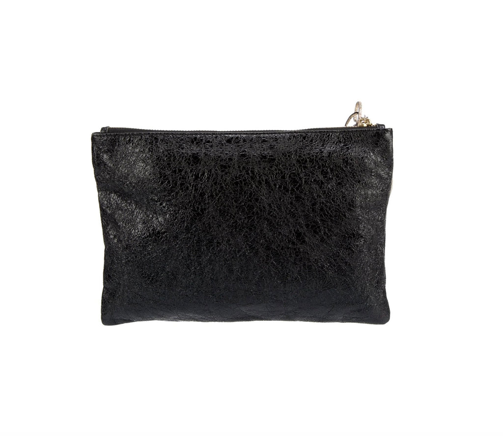 Anya Hindmarch Two-Tone Leather Clutch