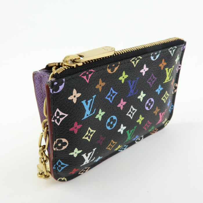 6341 Louis Vuitton Monogram Murakami Multicolor Pochette Key Cles