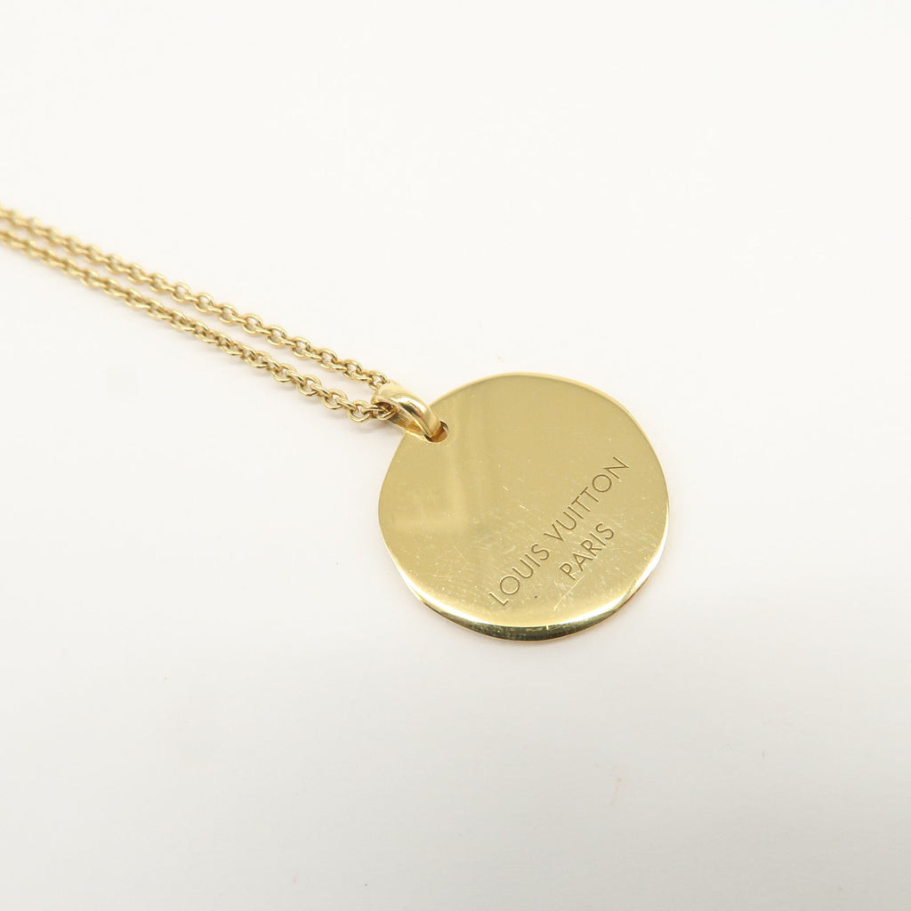 7089 - Louis Vuitton Collier Louis In The Sky Dog Necklace Gold