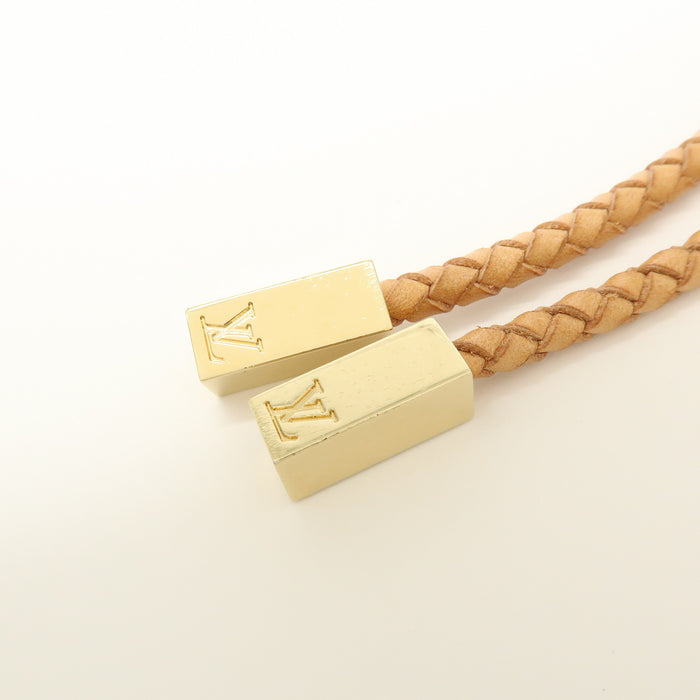 6336 - Louis Vuitton Ceinture VVN Tresse Leather Belt - Natural - Ceinture VVN Tresse Leather Belt - M67302 / Natural / Excellent