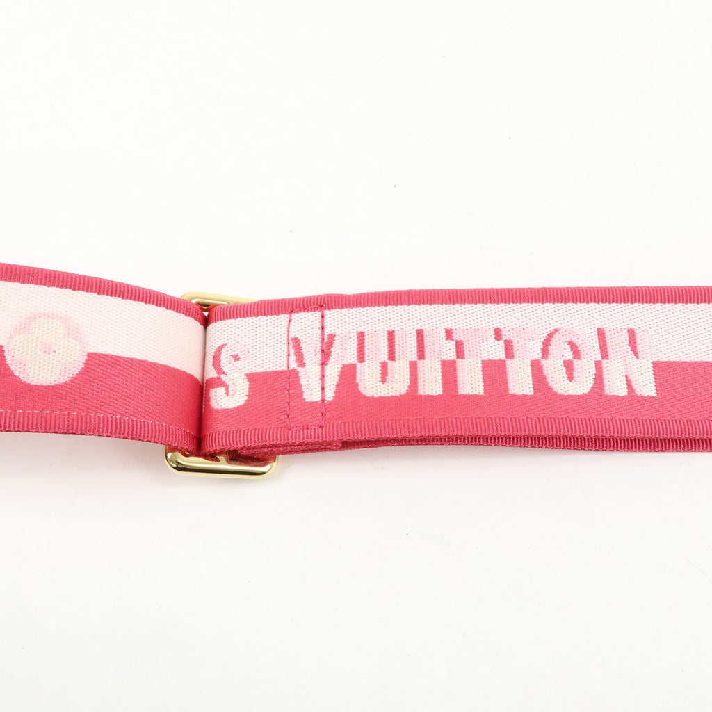 6654 - Louis Vuitton Adjustable Shoulder Strap Rose Peony