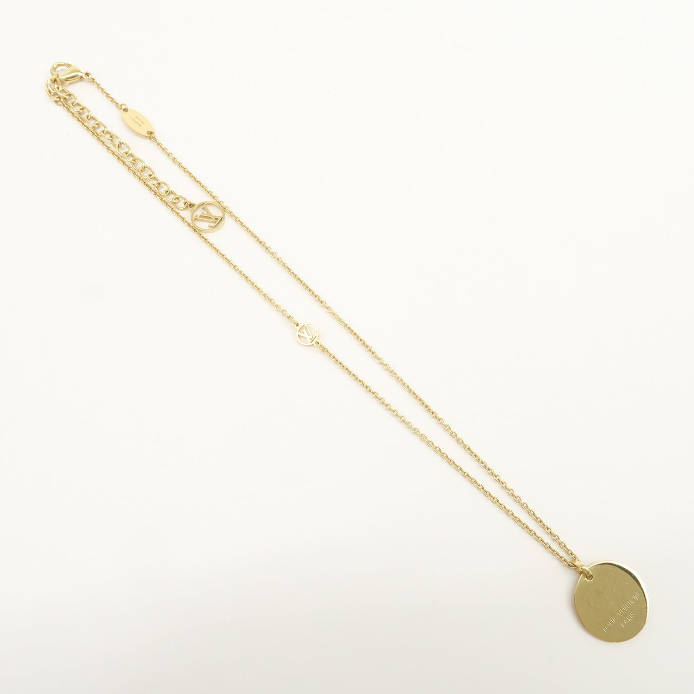7089 - Louis Vuitton Collier Louis In The Sky Dog Necklace Gold