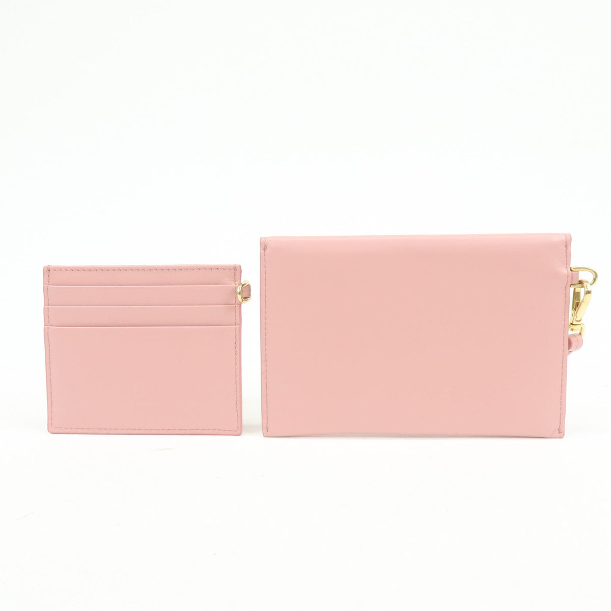 6836 - Miu Miu Madras Love Envelope Pouch Wristlet Pink Crystal Heart