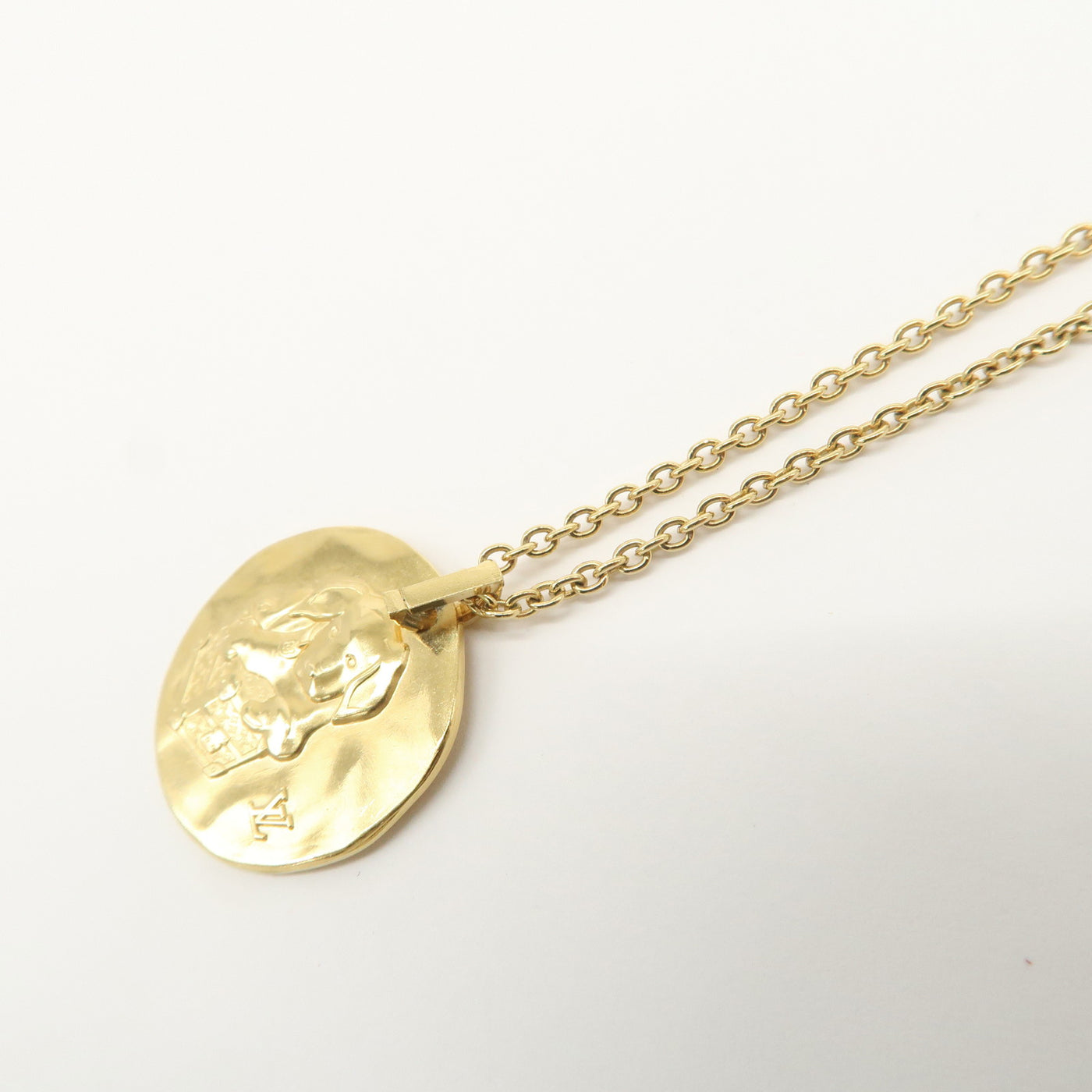 7089 - Louis Vuitton Collier Louis In The Sky Dog Necklace Gold