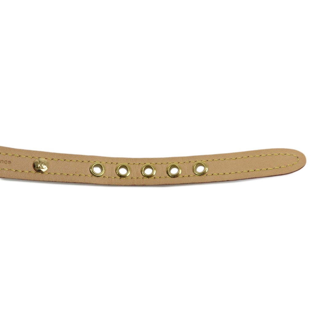 6838 - Louis Vuitton Monogram Canvas Leather Dog Collar Brown