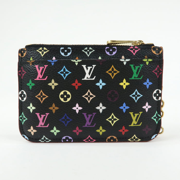 6341 Louis Vuitton Monogram Murakami Multicolor Pochette Key Cles