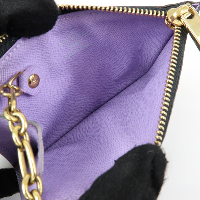6341 Louis Vuitton Monogram Murakami Multicolor Pochette Key Cles