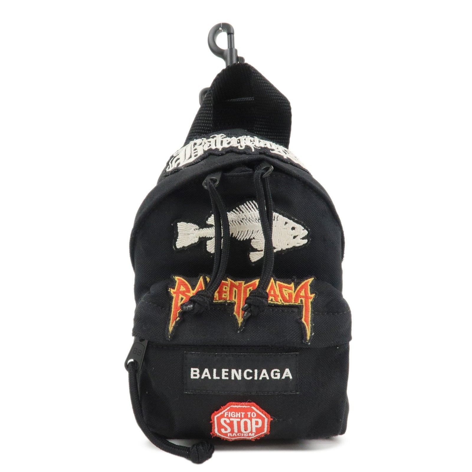 6683 - Balenciaga Logo Nylon Explorer Mini Shoulder Bag