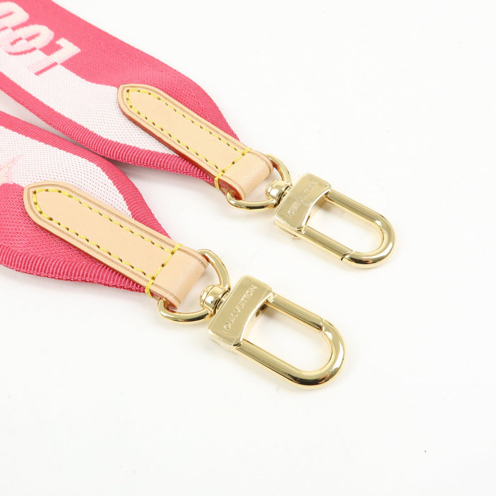 6654 - Louis Vuitton Adjustable Shoulder Strap Rose Peony