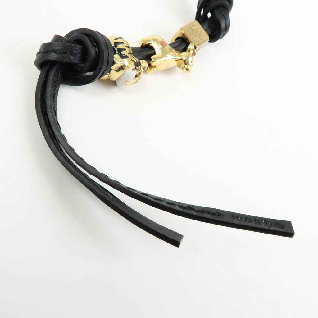 6692 - Loewe Anagram Personalization Metal Leather Bag Charm