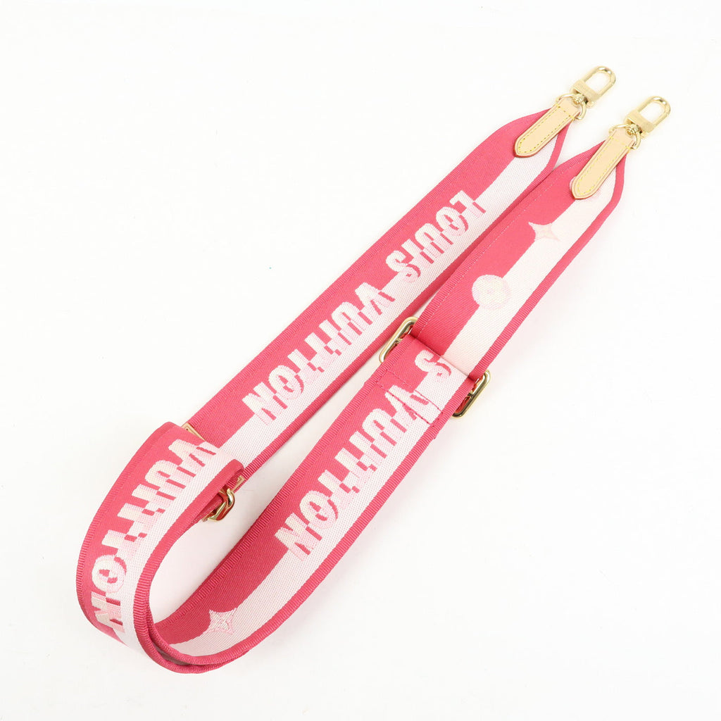 6654 - Louis Vuitton Adjustable Shoulder Strap Rose Peony
