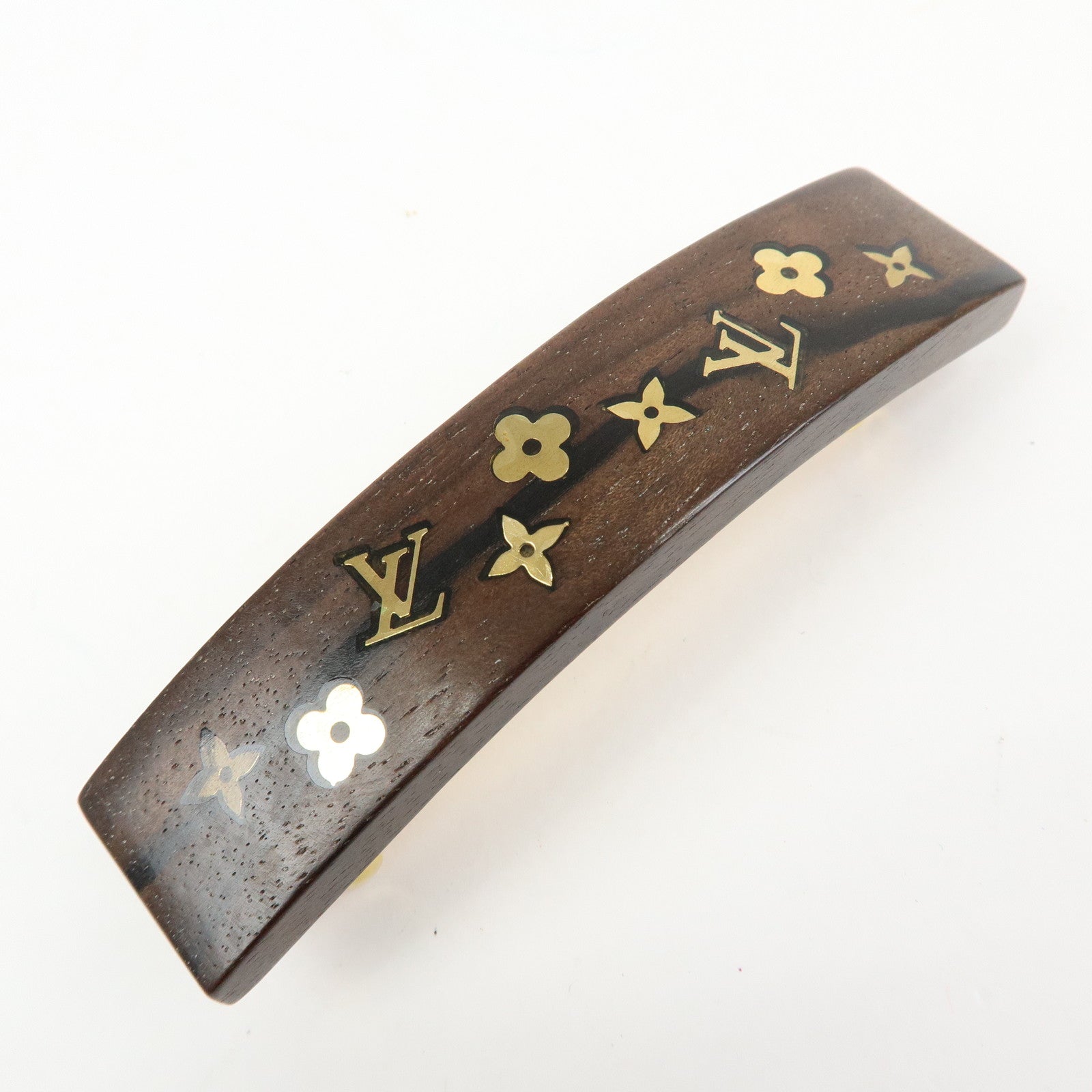 6739 - Louis Vuitton Sylvanie Wooden Hair Barrette