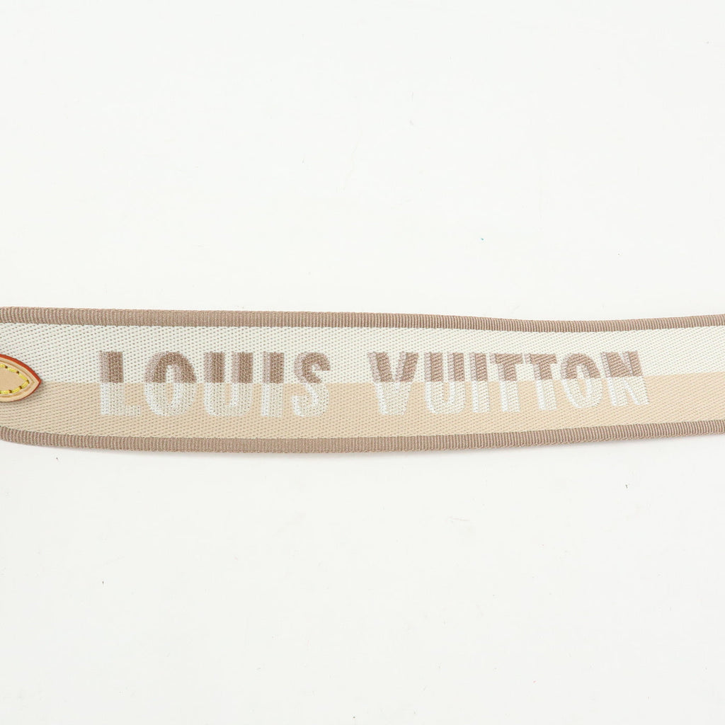 6655 - Louis Vuitton Canvas Nume Shoulder Strap Beige 110cm