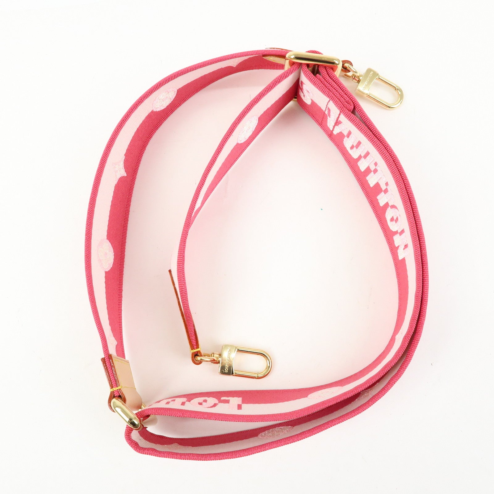 6654 - Louis Vuitton Adjustable Shoulder Strap Rose Peony